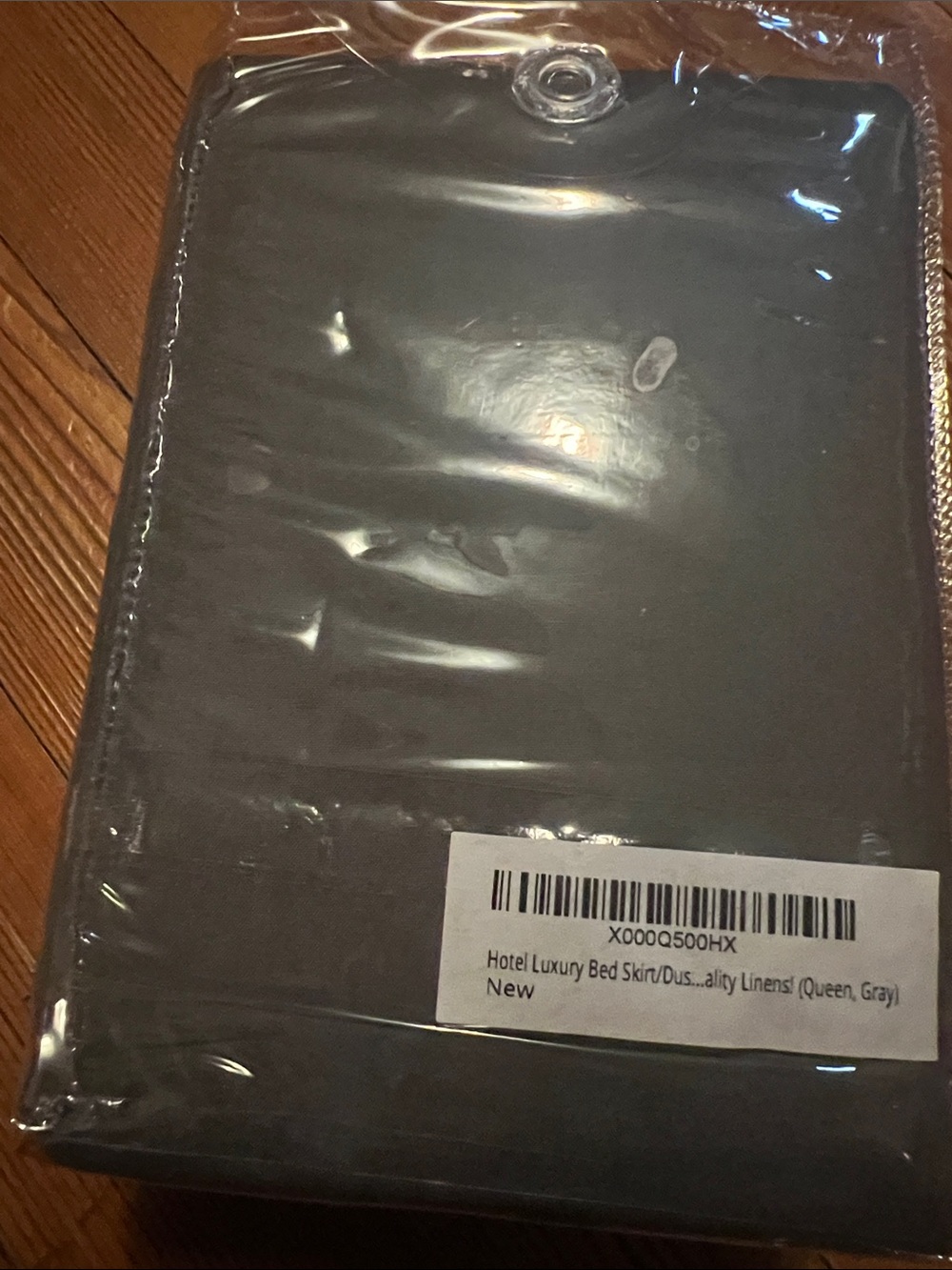 HC Collection Queen Size Bed Skirt - Gray - Picture 2 of 2
